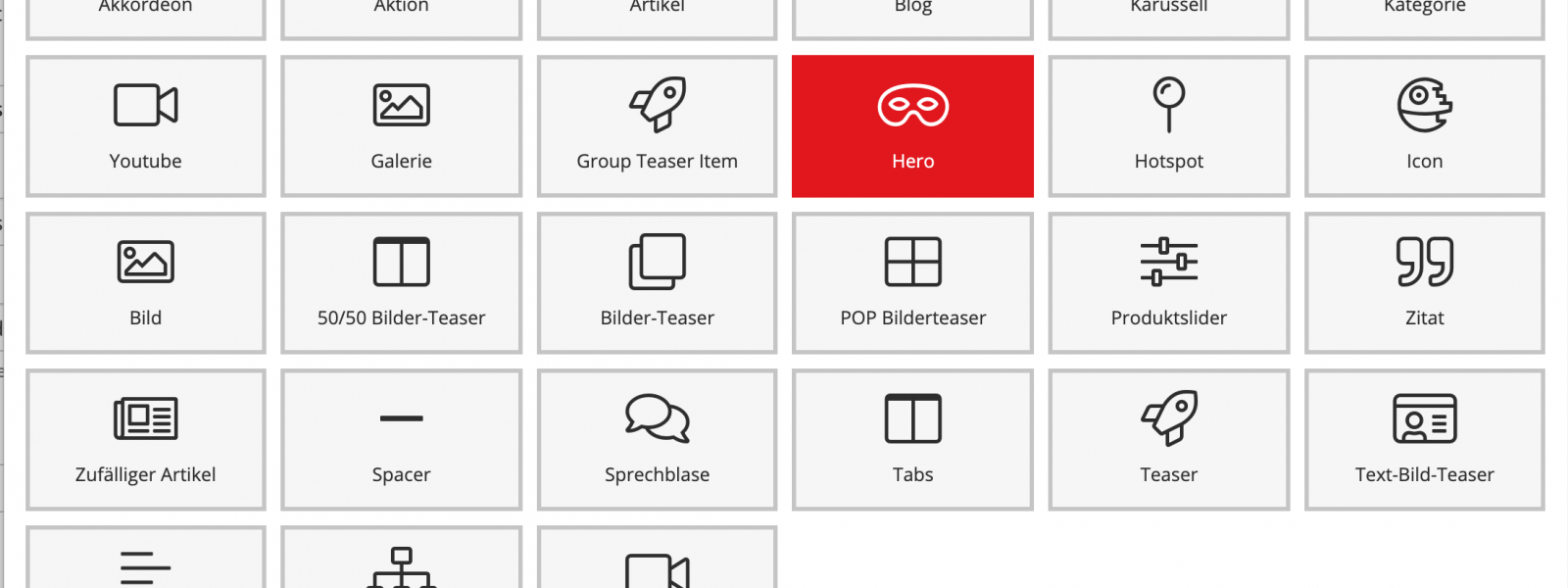 Visual CMS Widgets 2.0